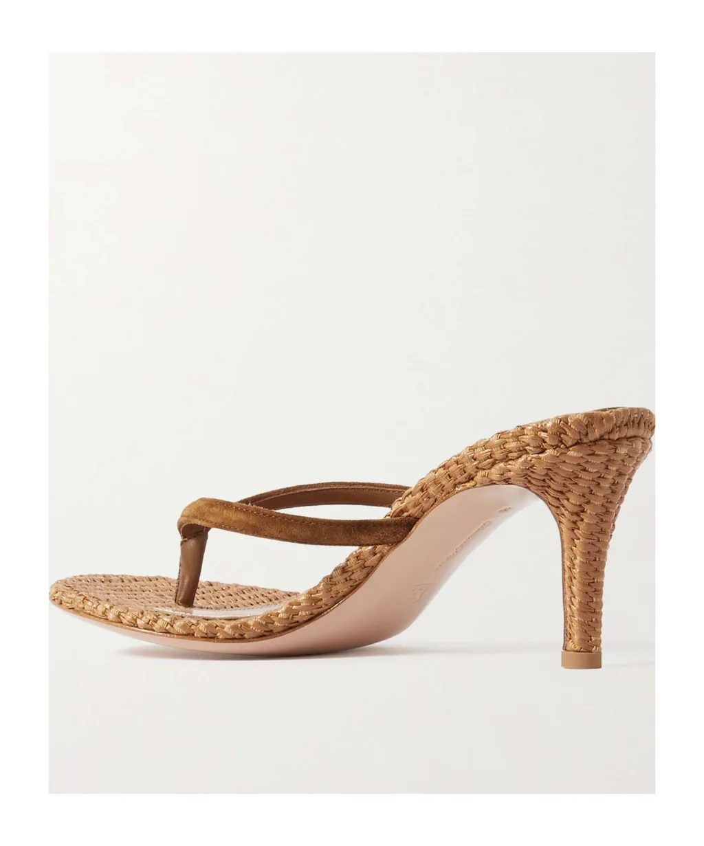 Round-Headed High-Heeled Sandals