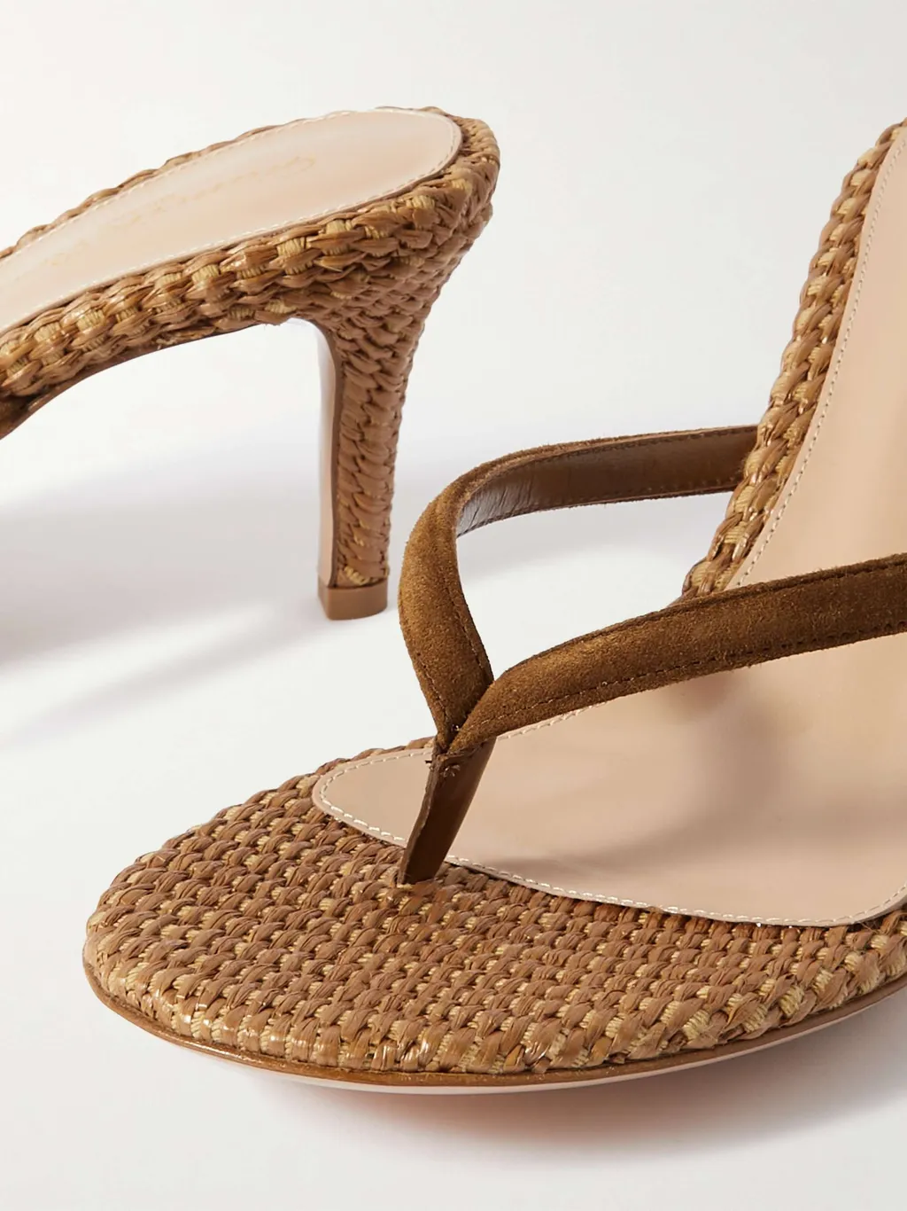 Round-Headed High-Heeled Sandals