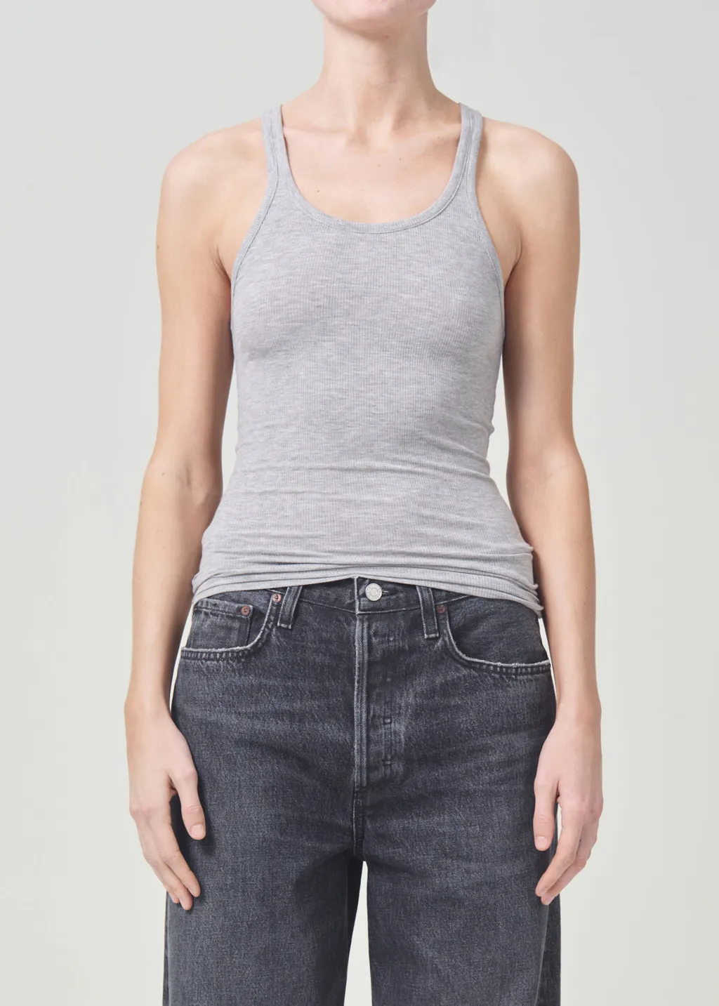 Agolde Sleeveless Scoop Neck Tank Top