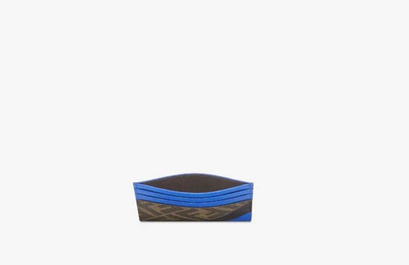 Fendi Diagonal Ff Printed Card Holder