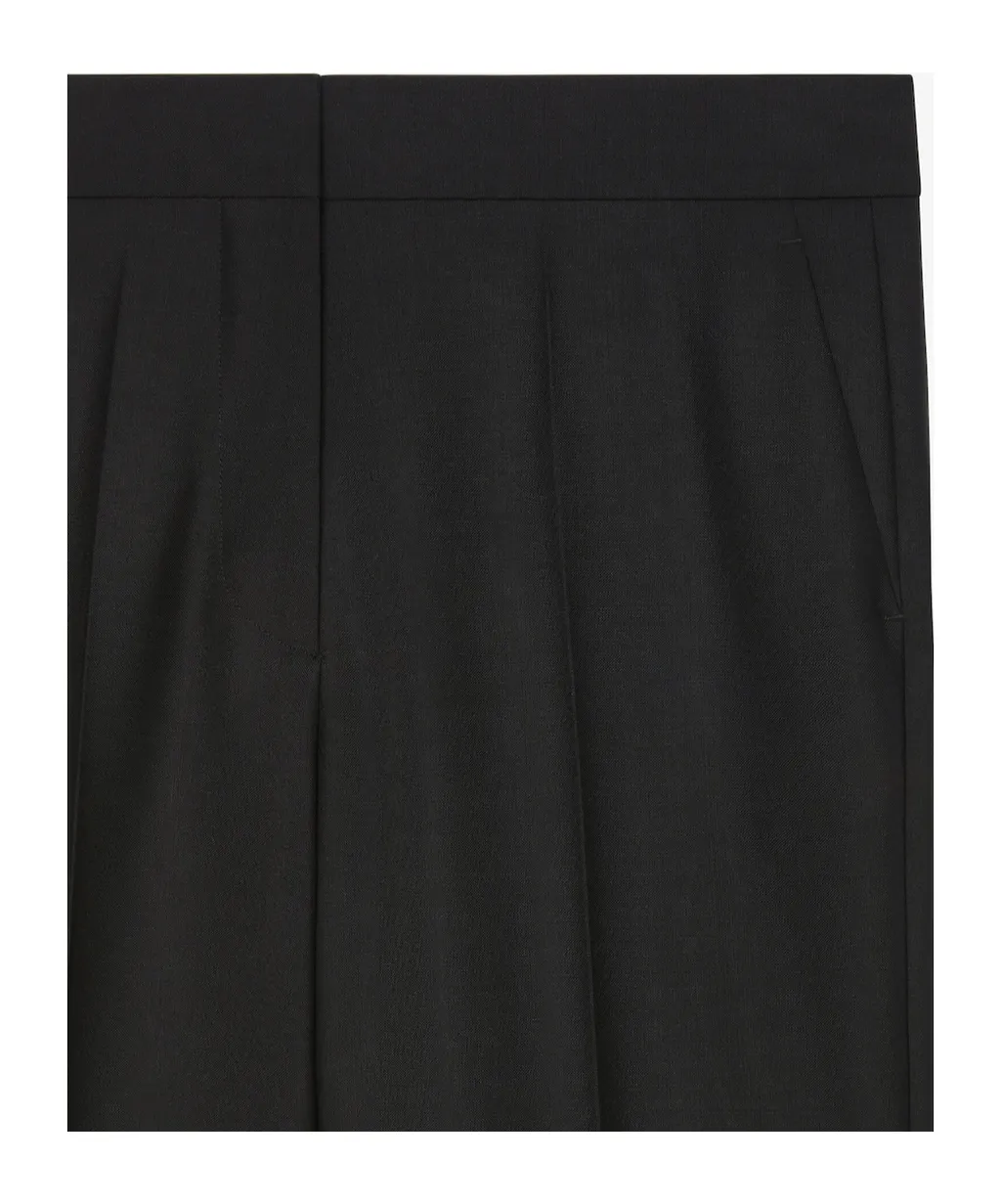 Pressed-Crease Tailored Trousers
