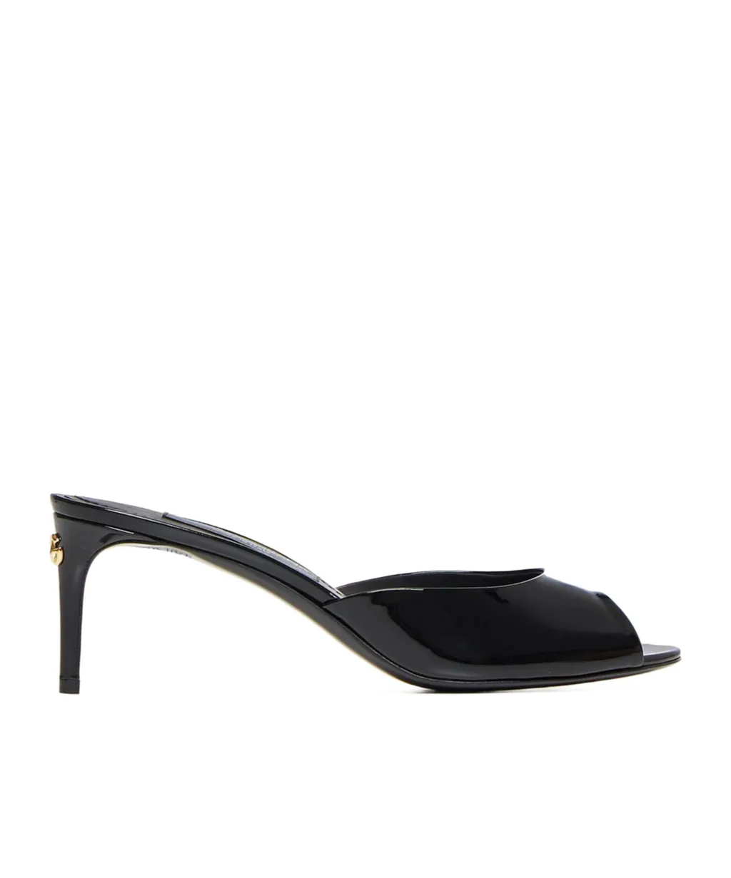 Dolce & Gabbana Logo Plaque Slip-On Mules