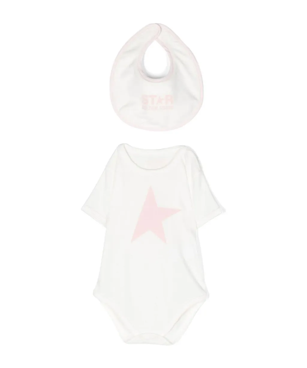 Golden Goose Kids Star Printed Baby Set
