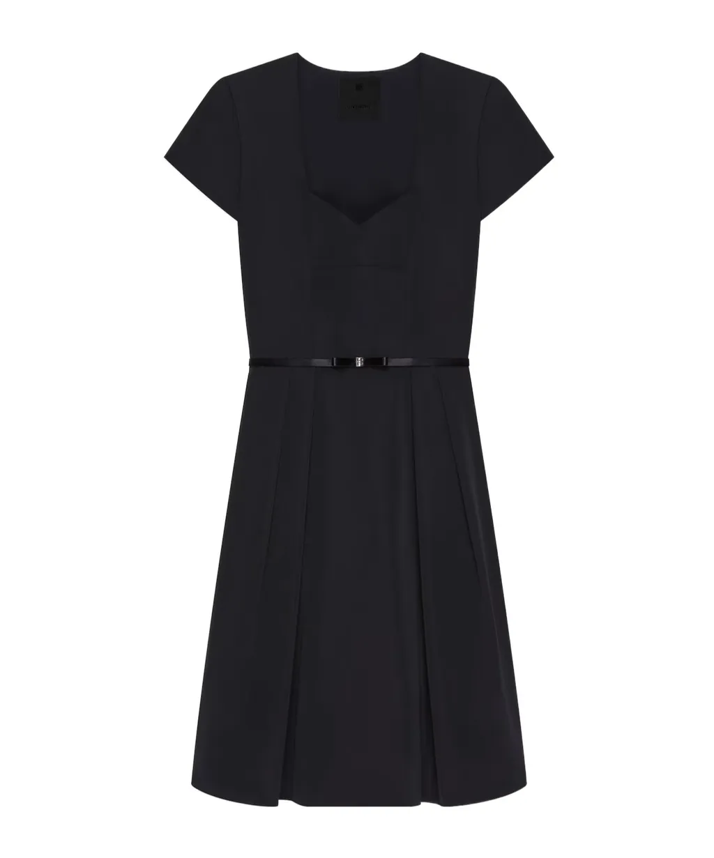 Givenchy 4G Bow Short-Sleeved Mini Dress