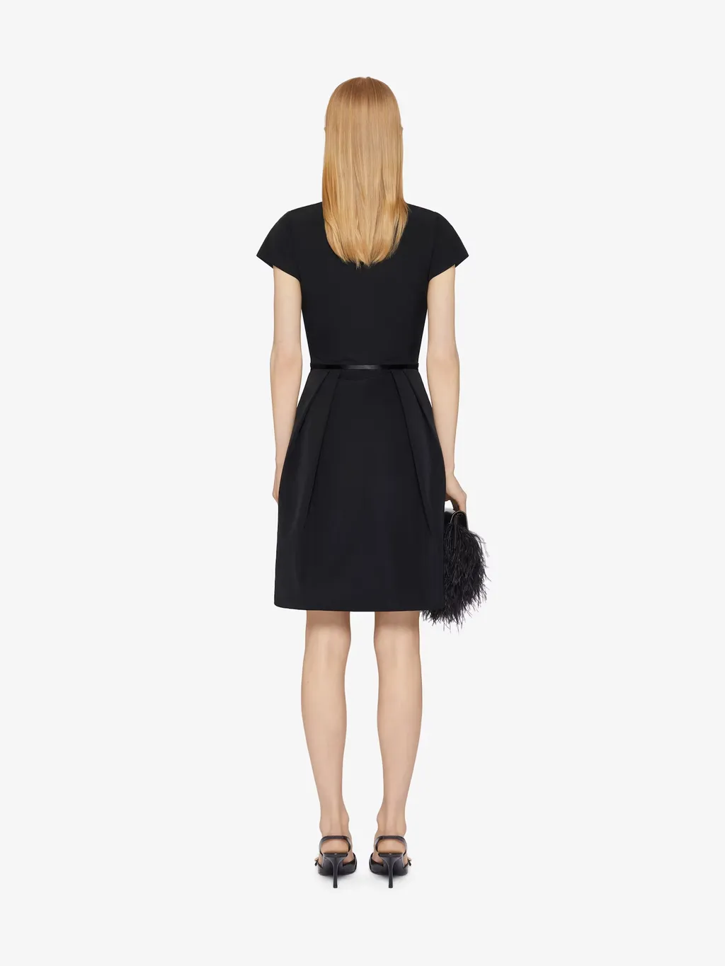 Givenchy 4G Bow Short-Sleeved Mini Dress