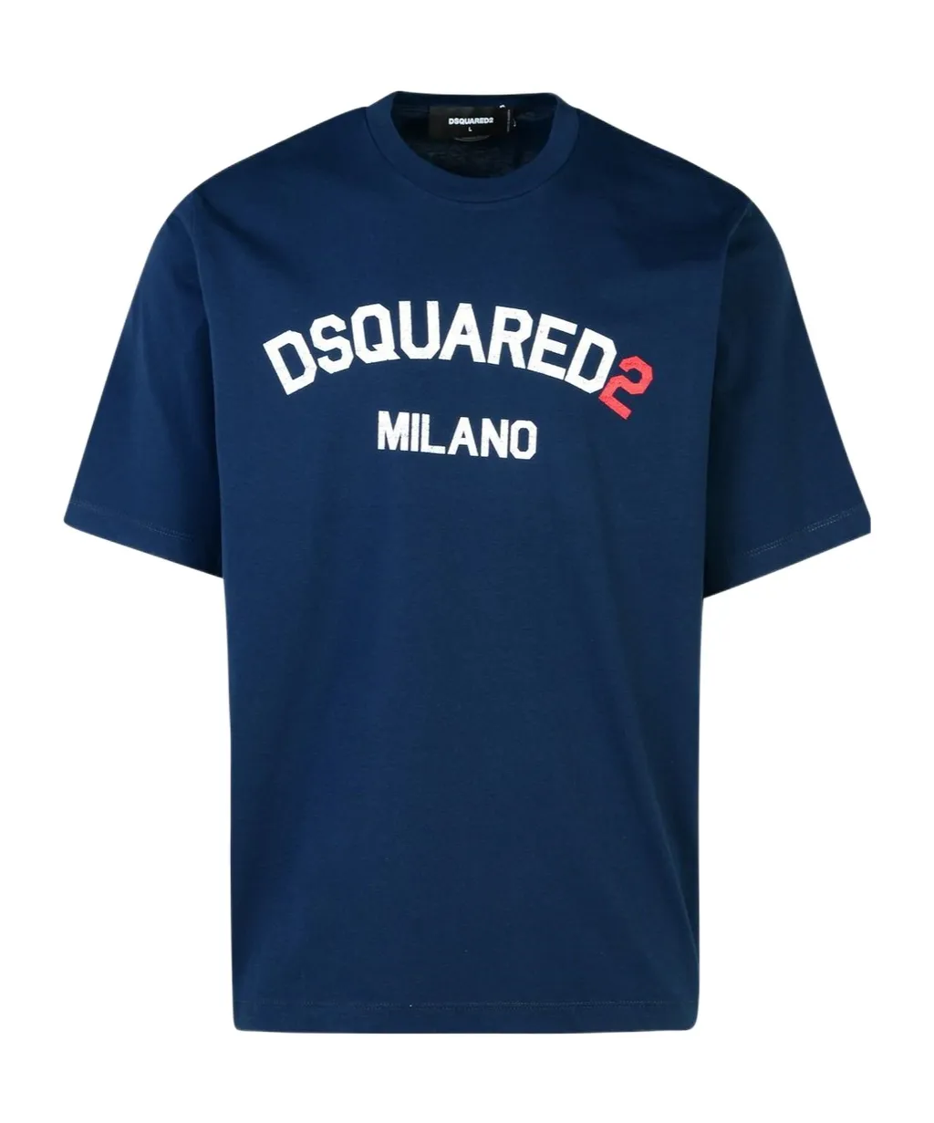 Dsquared2 Logo Printed Crewneck T-Shirt