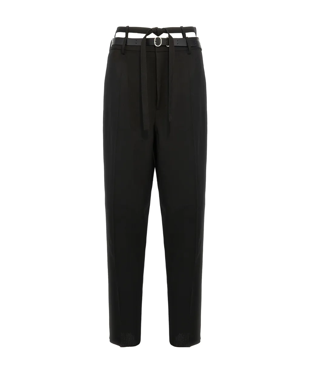 Jil Sander Belted Strap Pants