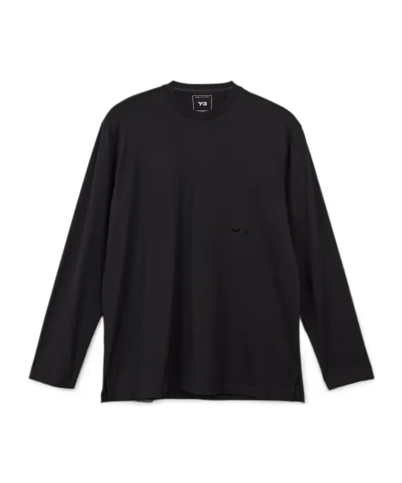 Y-3 Logo-Printed Long-Sleeved T-Shirt