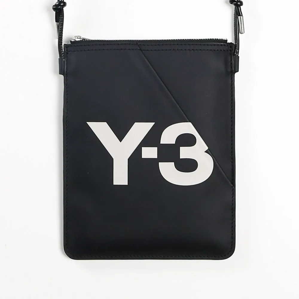 Y-3 Logo Printed Zip-Up Crossbody Bag