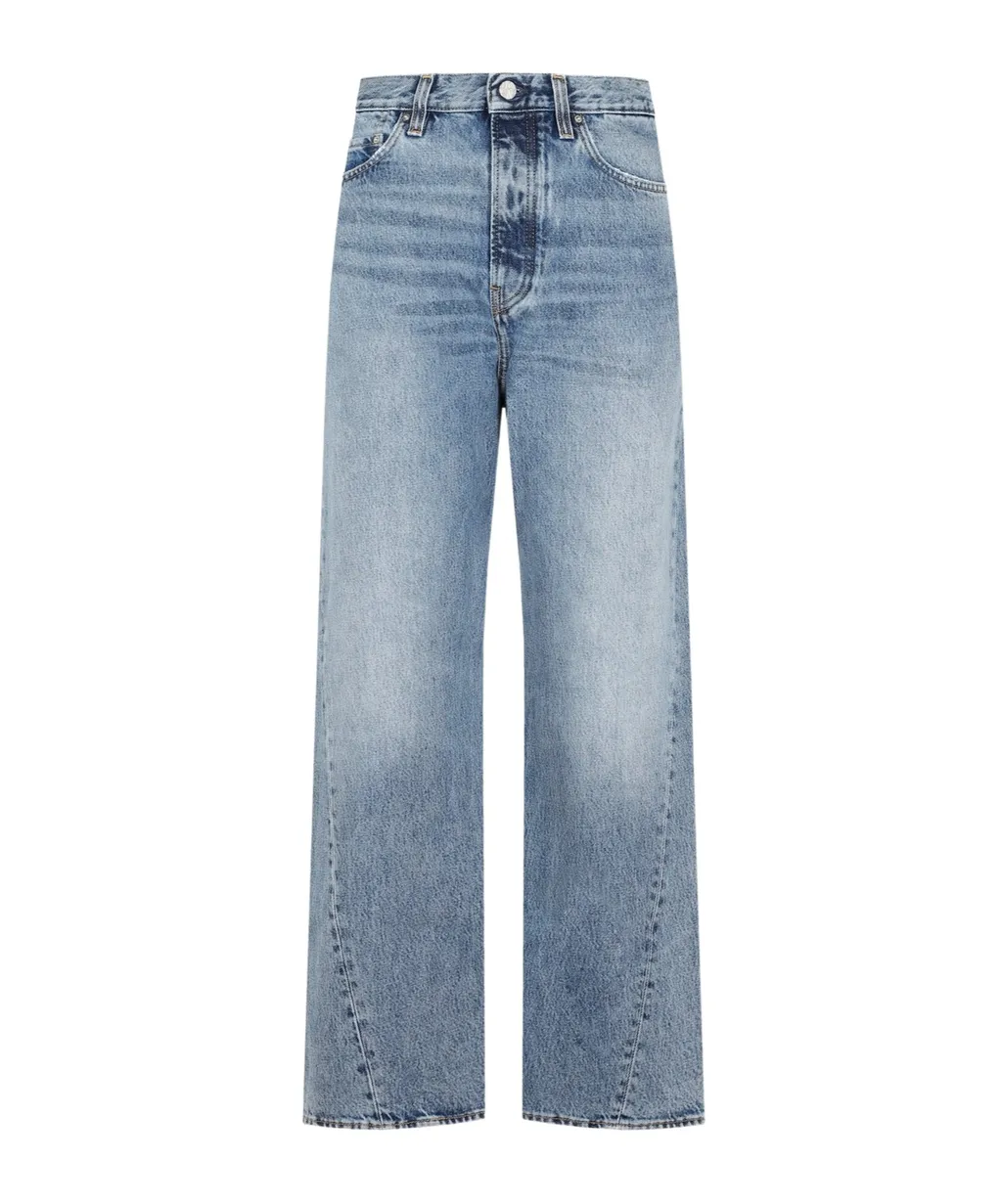 TotÊMe Logo Patch Straight Leg Jeans
