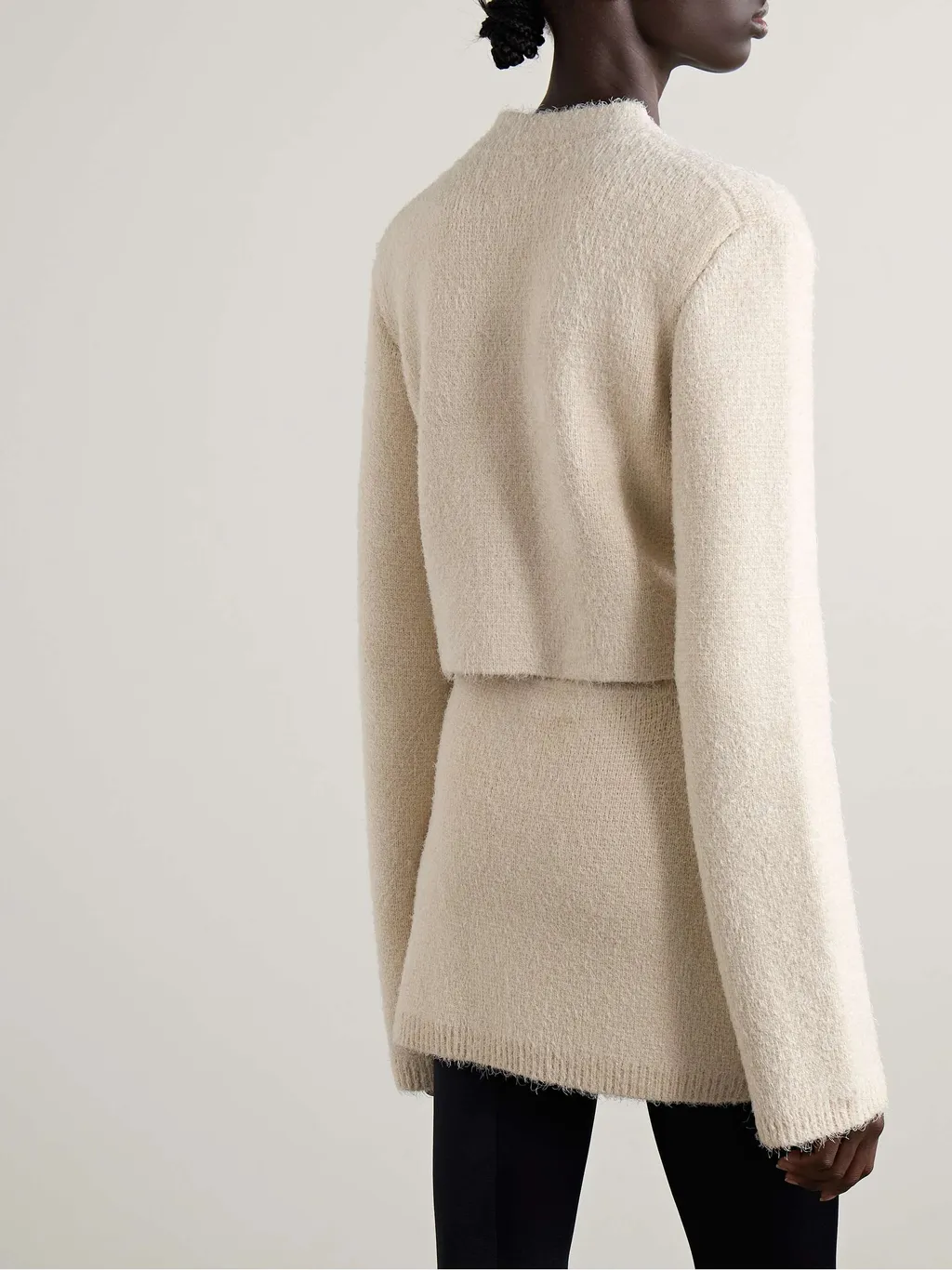 Khaite Ello Buttoned Cropped Jacket