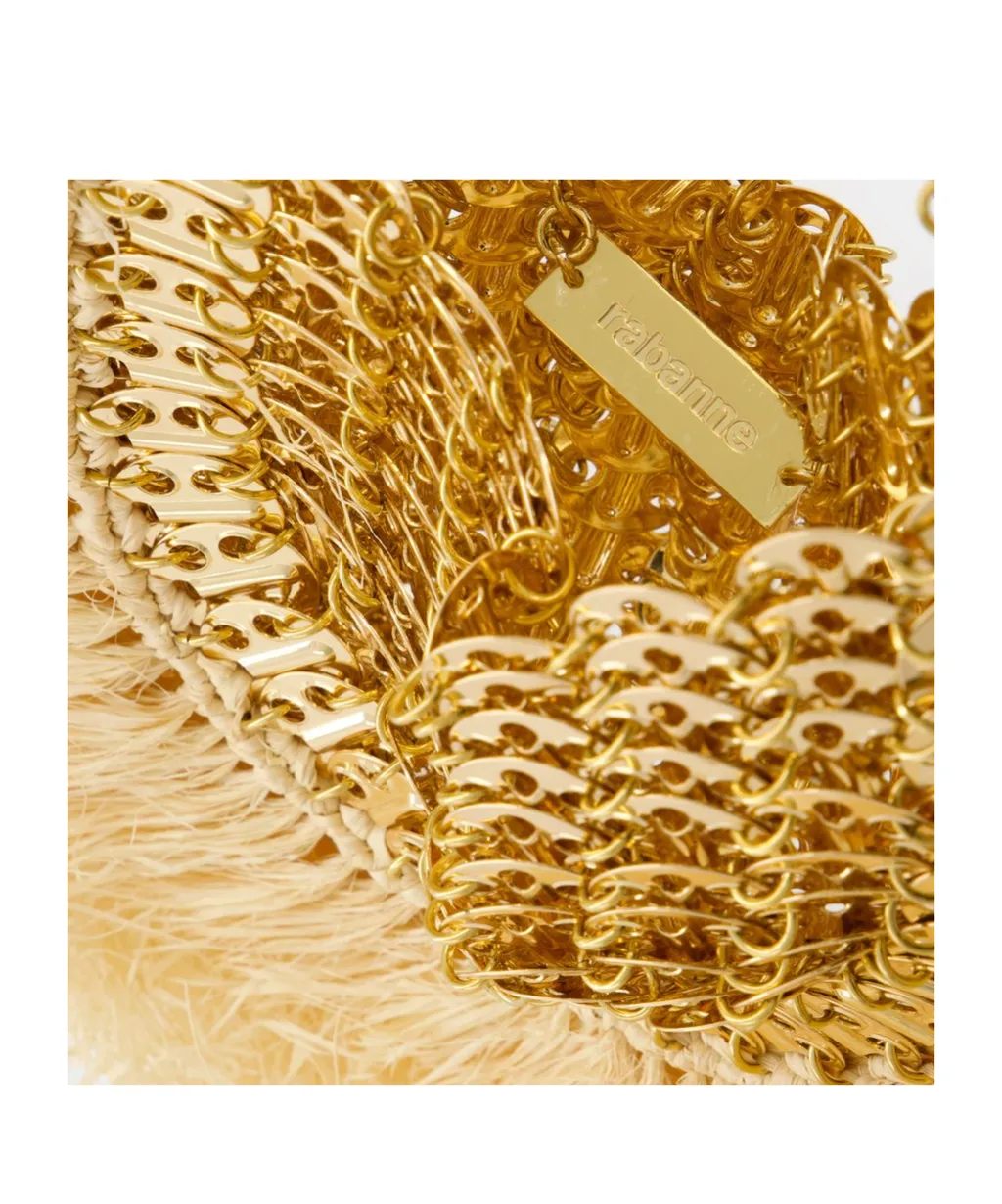 Paco Rabanne Iconic 1969 Frayed Edge Shoulder Bag