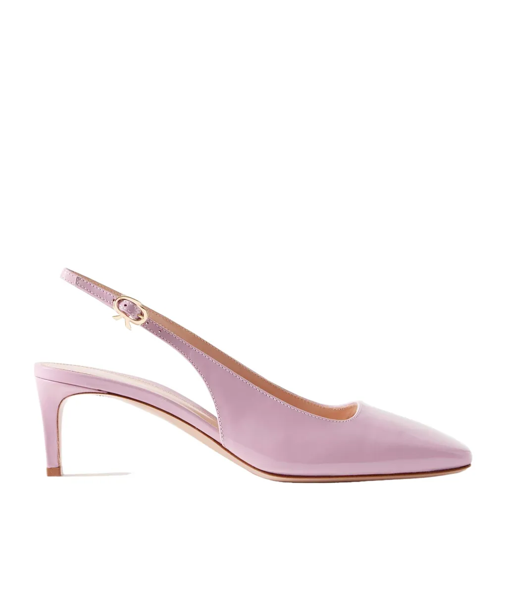 Square-Headed High-Heeled Sandals