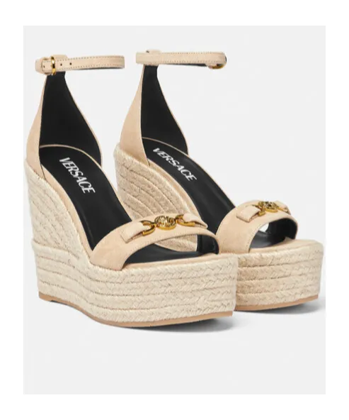 Versace Medusa '95 Round-Toe Platform Sandals