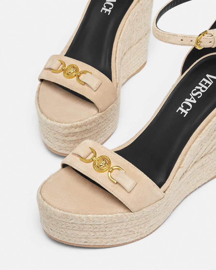Versace Medusa '95 Round-Toe Platform Sandals
