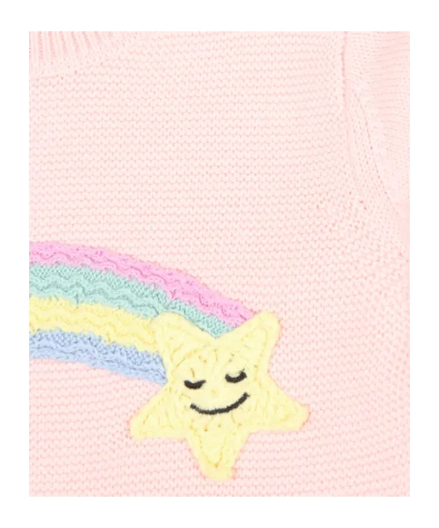 Stella Mccartney Kids Star Rainbow Knitted Jumper