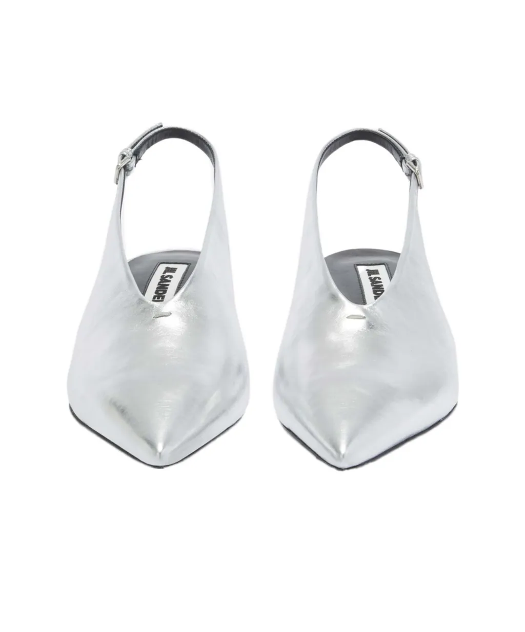 Jil Sander Pointed Toe Slingback Pumps