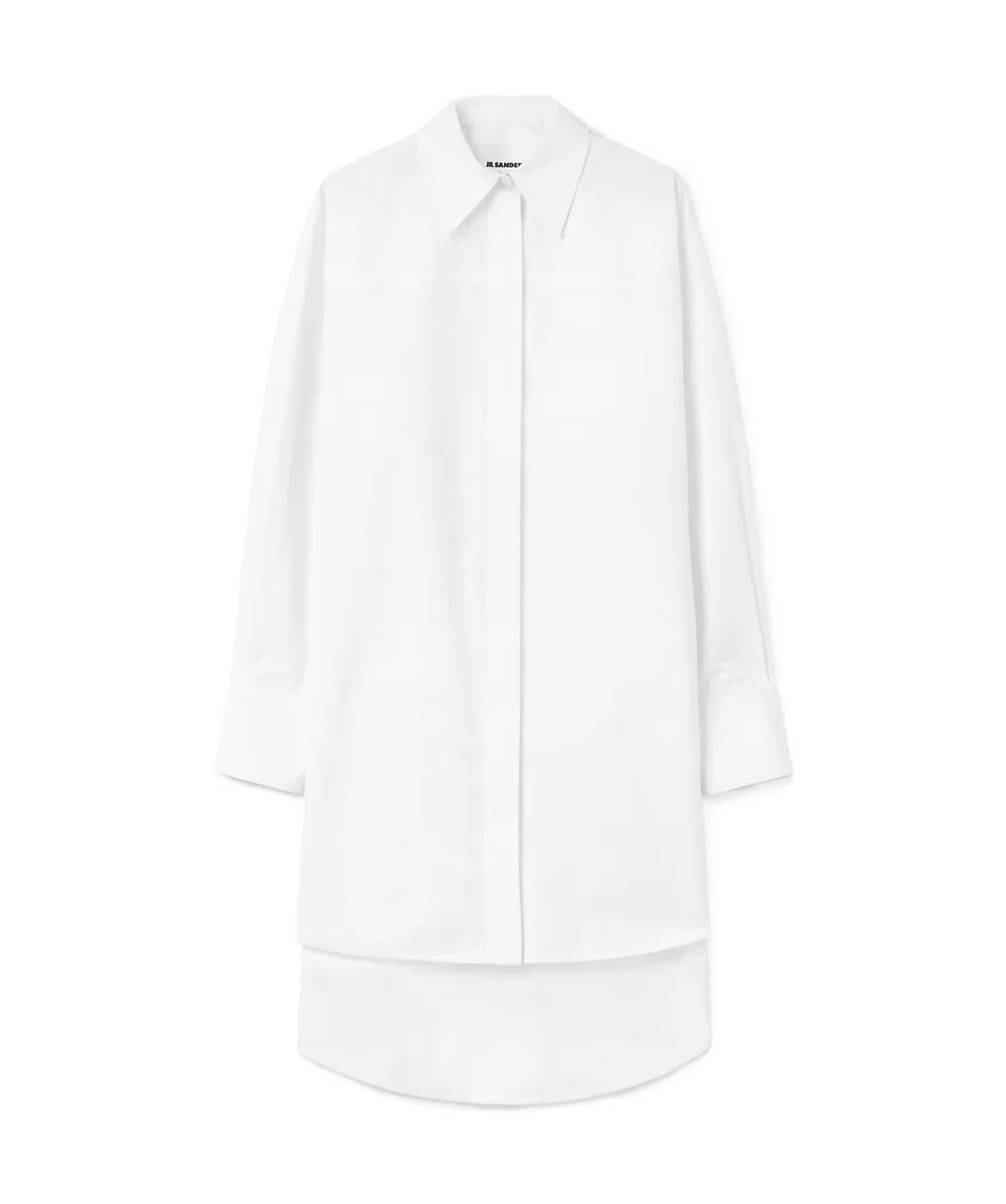 Jil Sander Oversized Poplin Shirt Dress