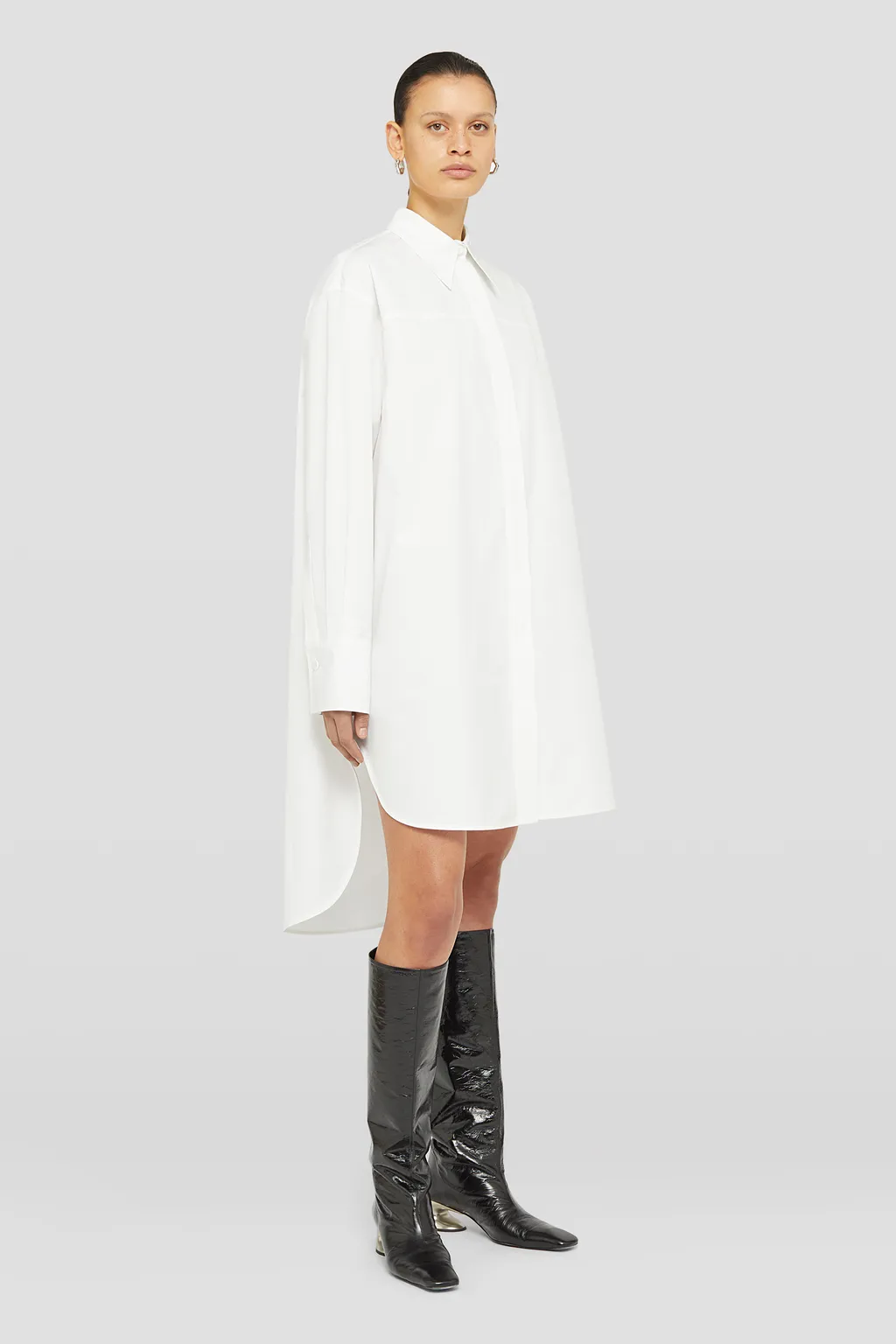 Jil Sander Oversized Poplin Shirt Dress