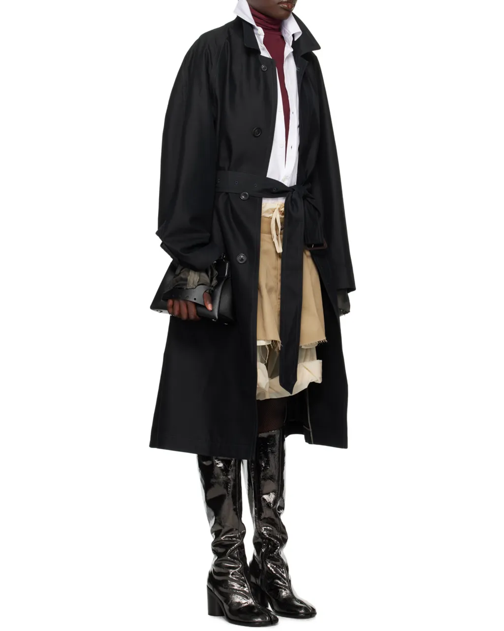 Maison Margiela Single Breasted Trench Coat