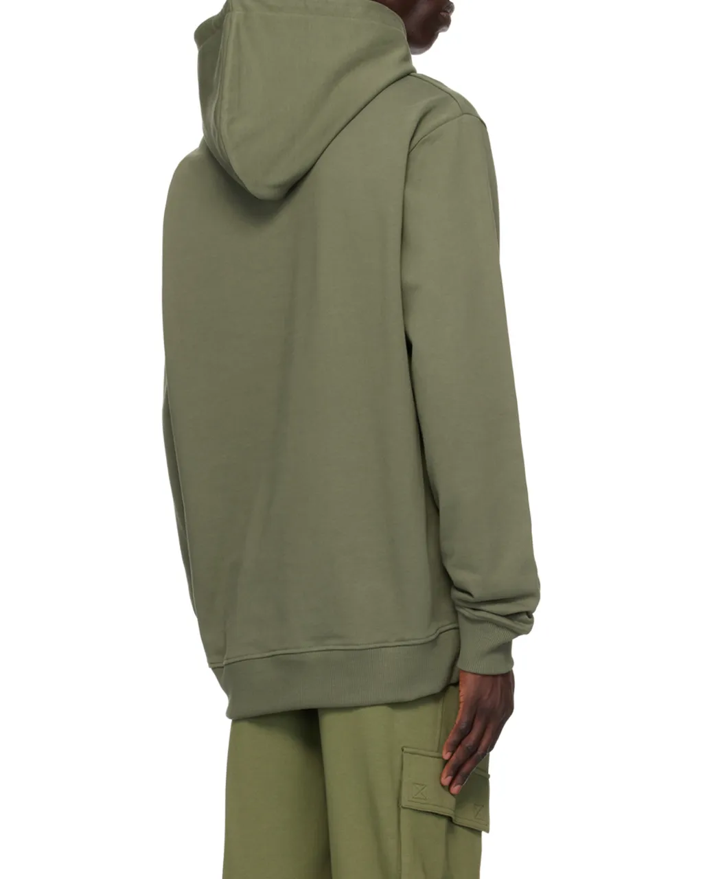 Balmain Logo Embroidered Drawstring Hoodie