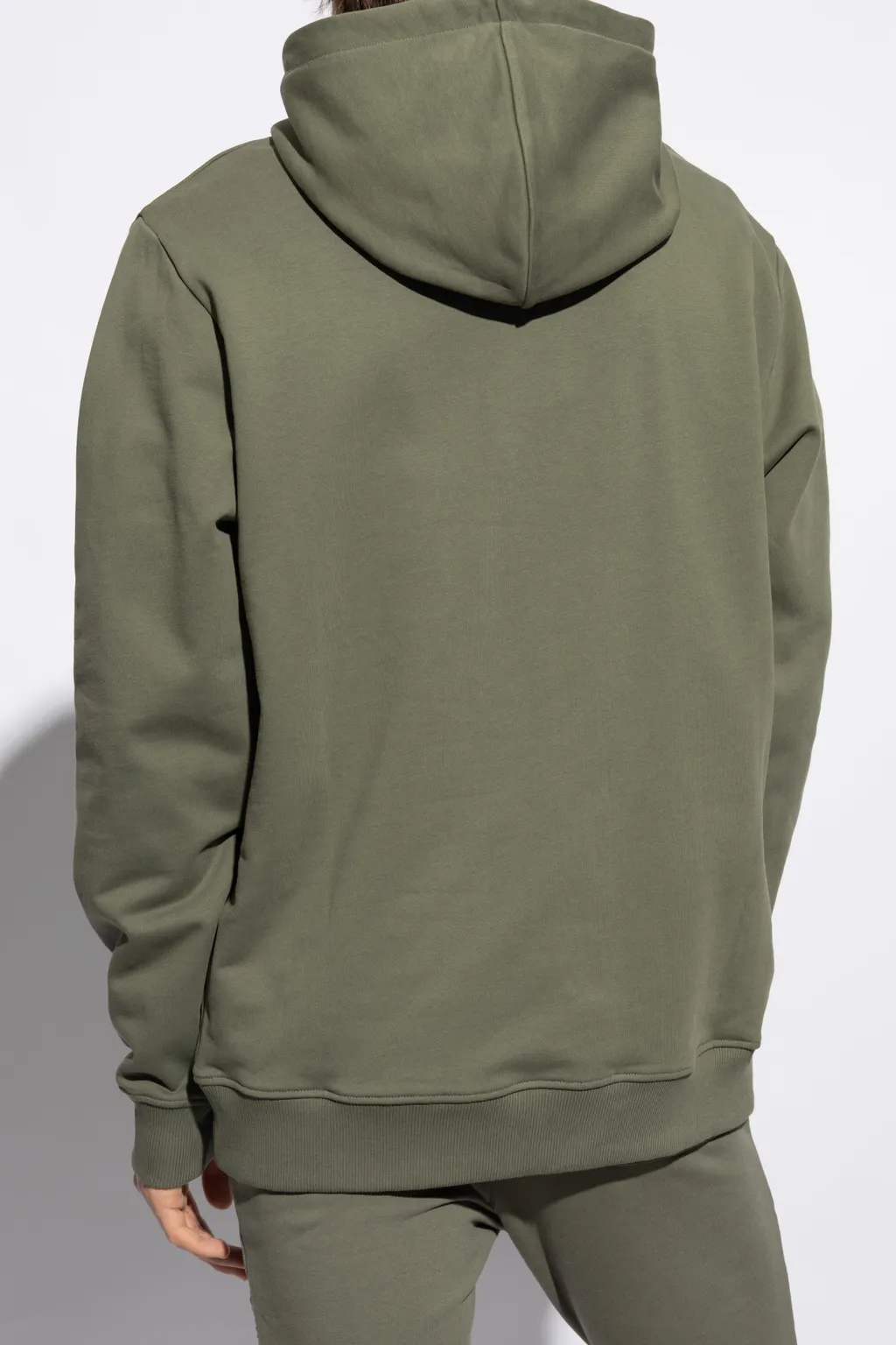 Balmain Logo Embroidered Drawstring Hoodie