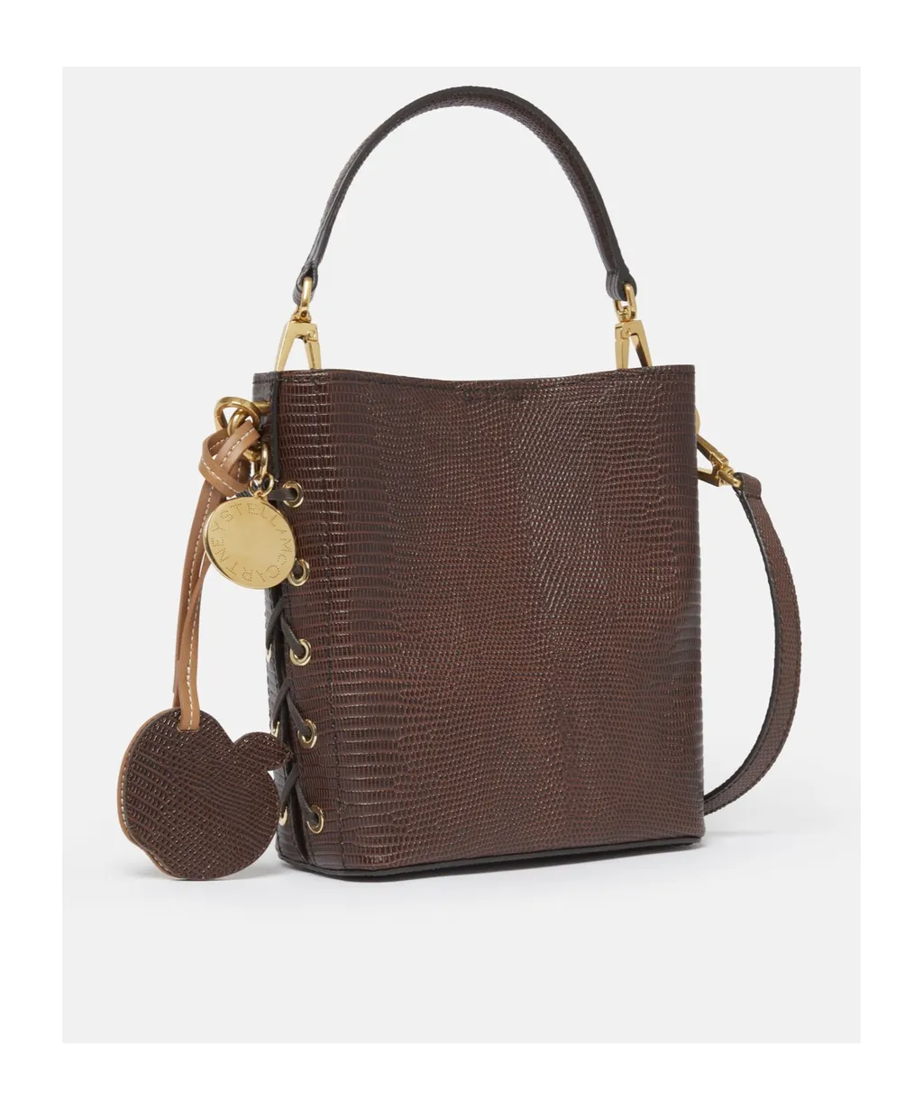 Frayme Scale Embossed Bucket Bag