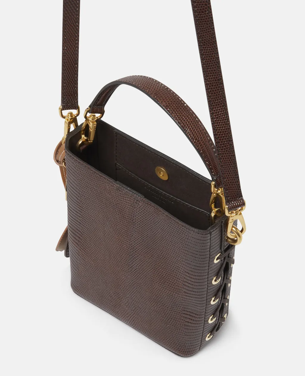 Frayme Scale Embossed Bucket Bag