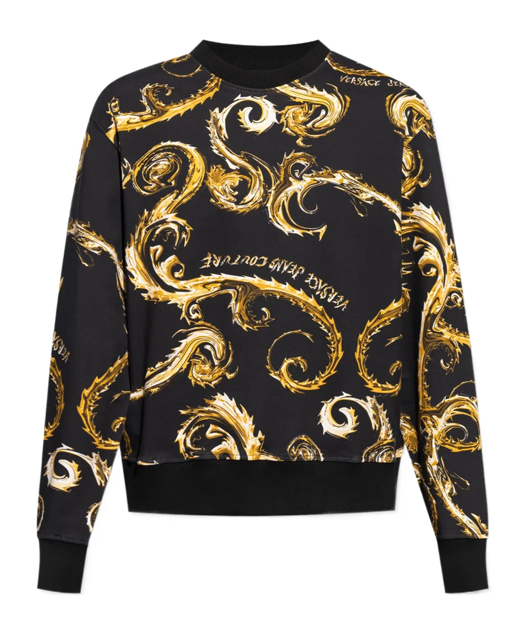 Regalia Baroque Print Cotton Sweatshirt