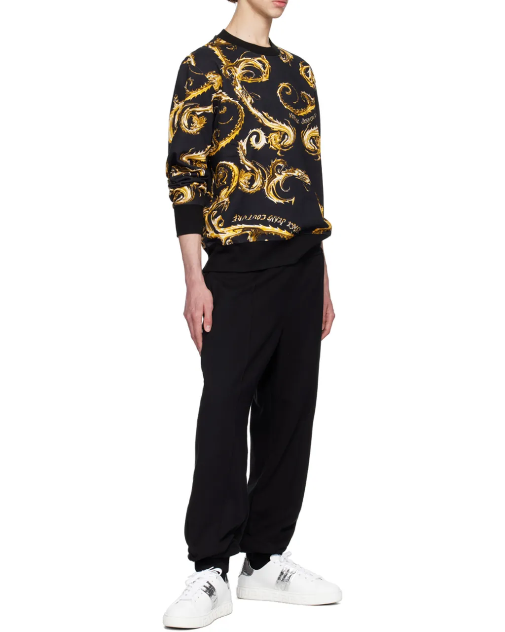 Regalia Baroque Print Cotton Sweatshirt