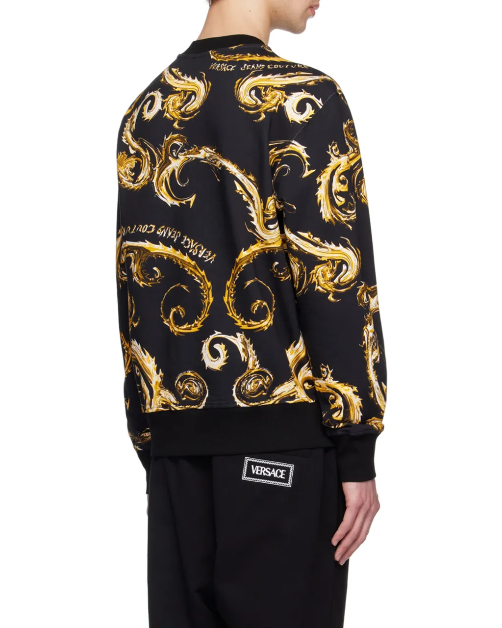 Regalia Baroque Print Cotton Sweatshirt