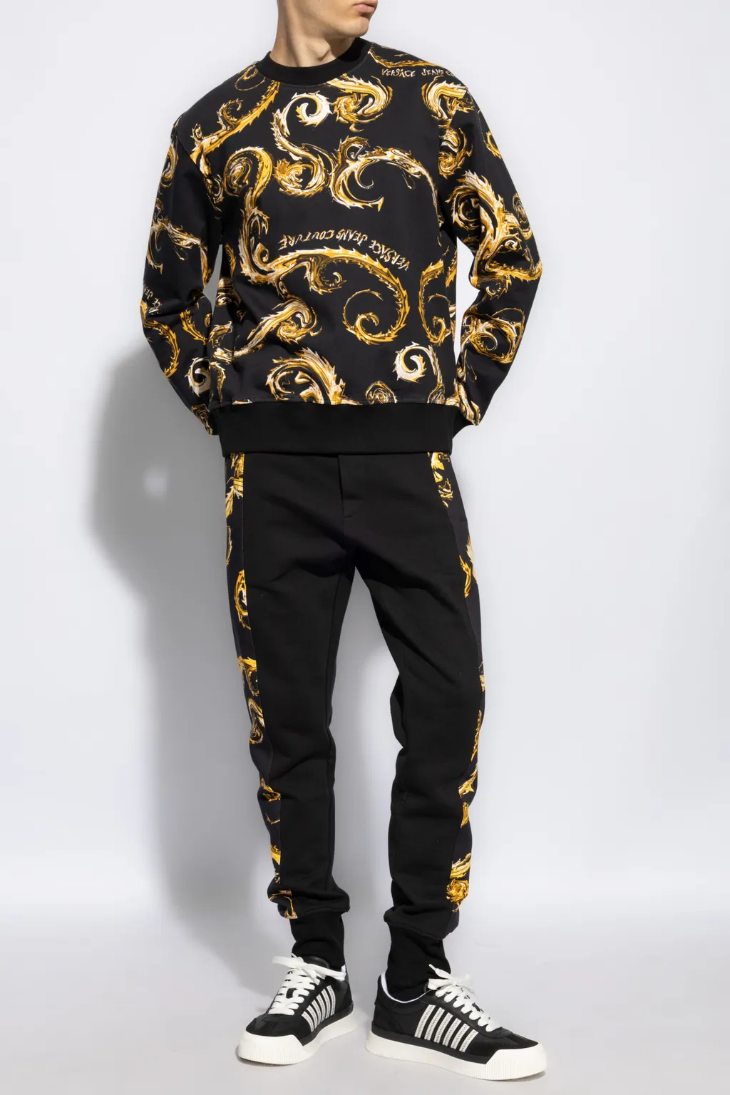 Regalia Baroque Print Cotton Sweatshirt