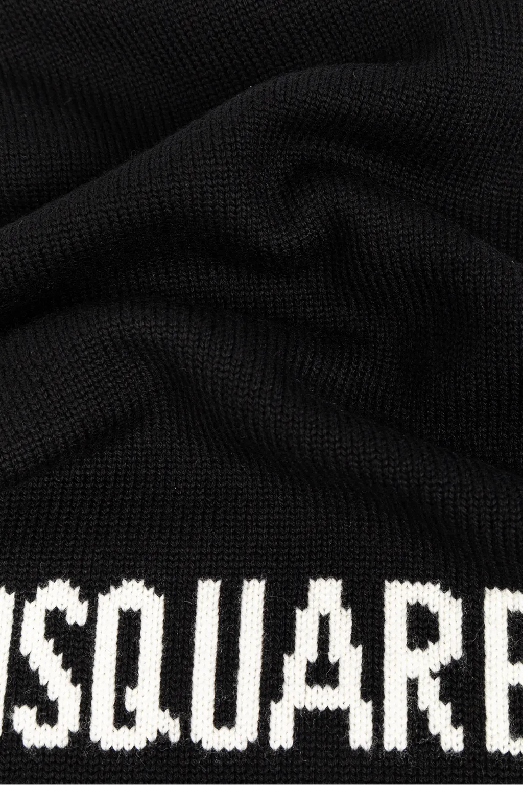Dsquared2 Logo-Intarsia Scarf