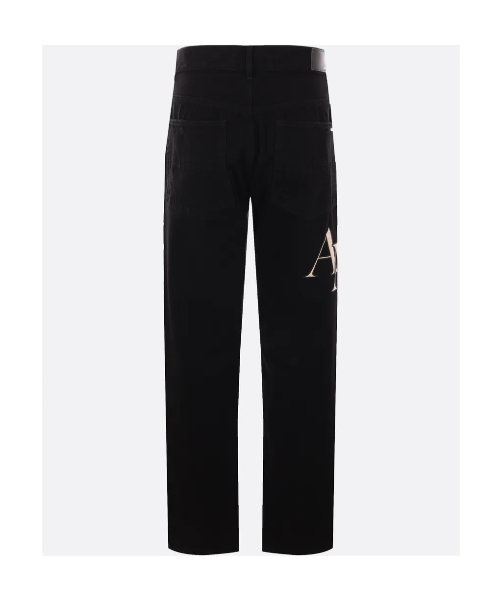 Amiri Logo-Patch Denim Jeans