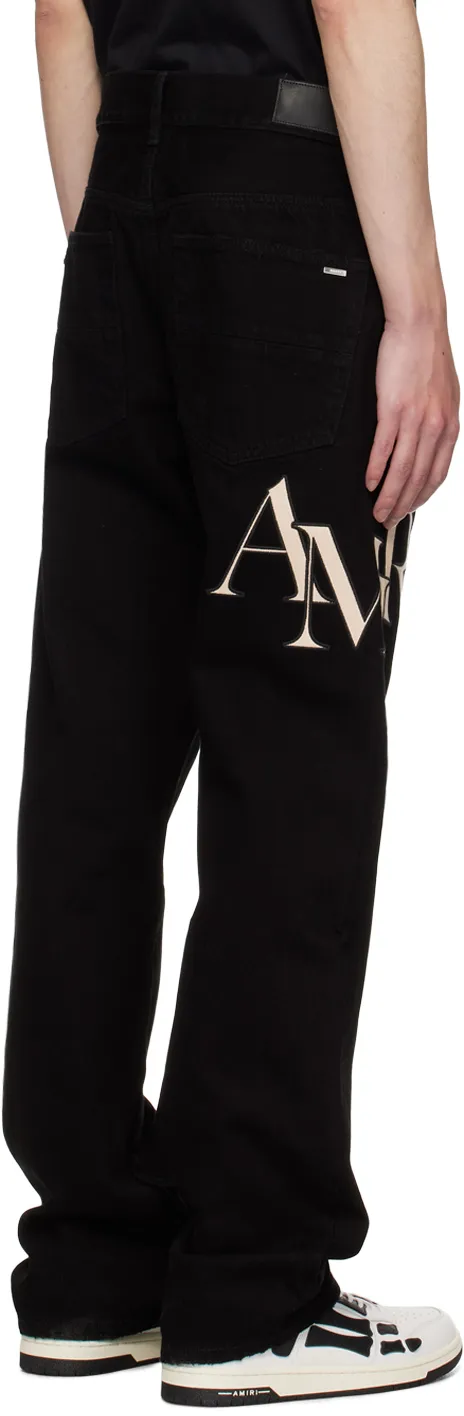 Amiri Logo-Patch Denim Jeans
