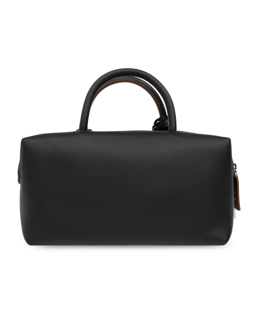 Max Mara Logo Printed Top Handle Bag