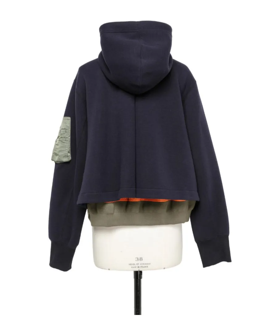 Sacai Classic-Hood Zipped Jacket