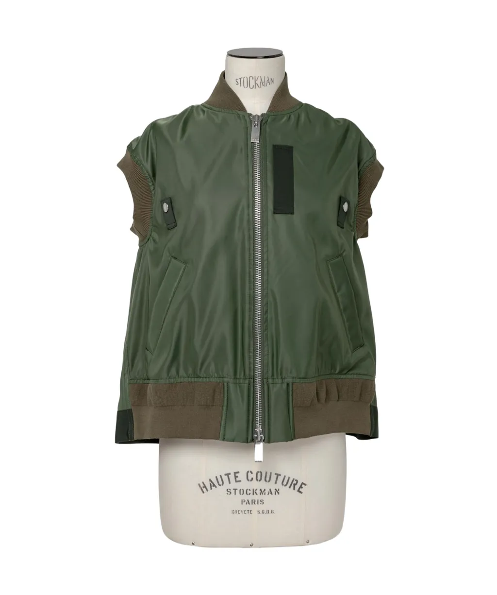 Sacai Sleeveless Zipped Gilet