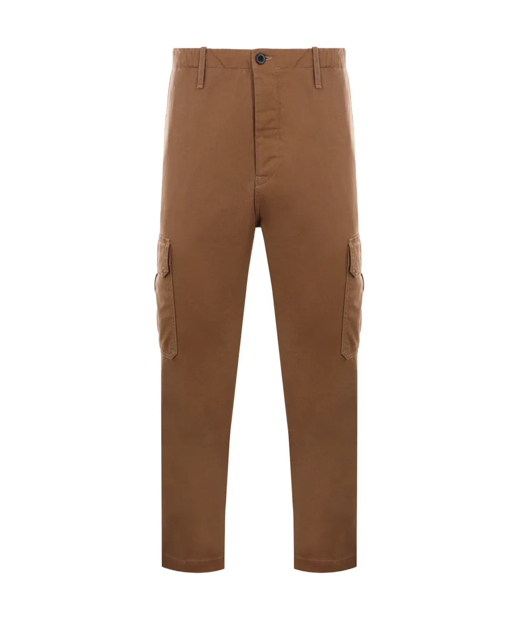 Slim-Cut Cargo Trousers