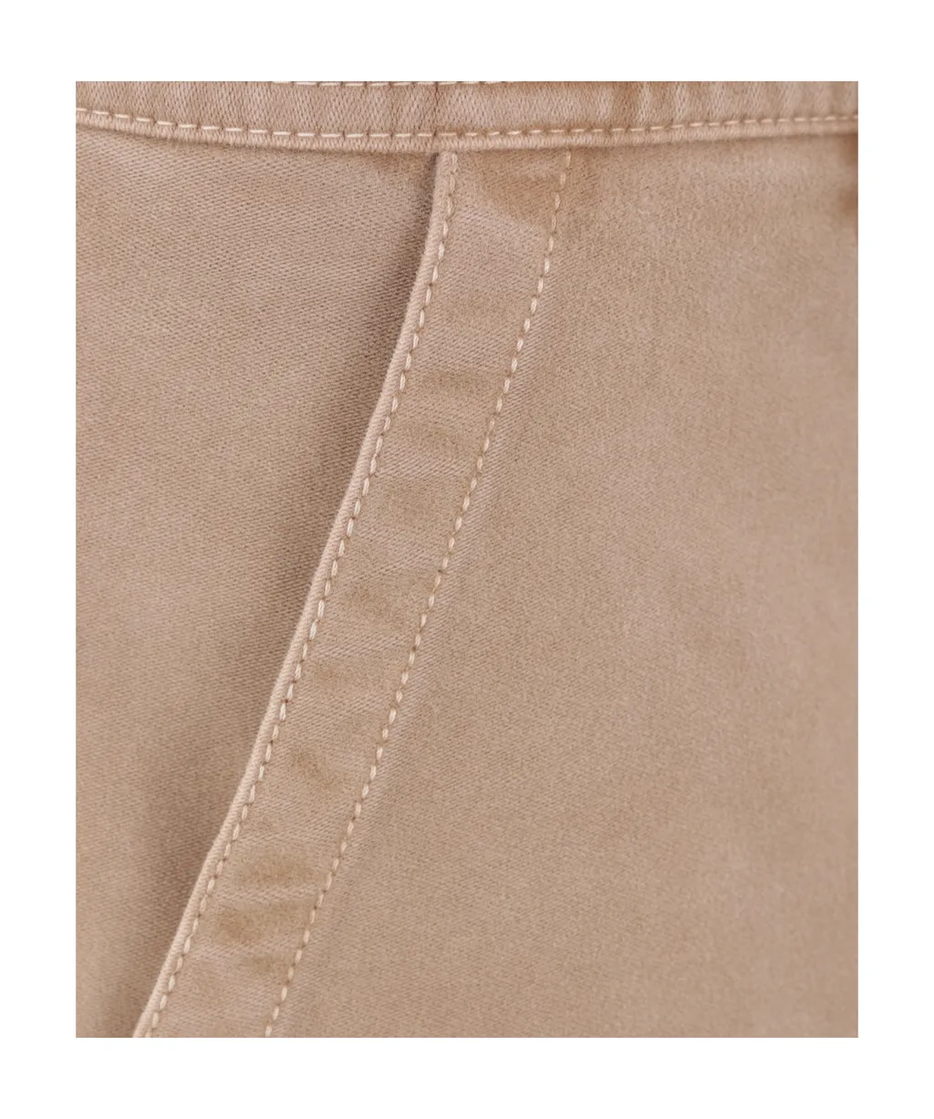 Garment-Dyed Straight-Leg Trousers
