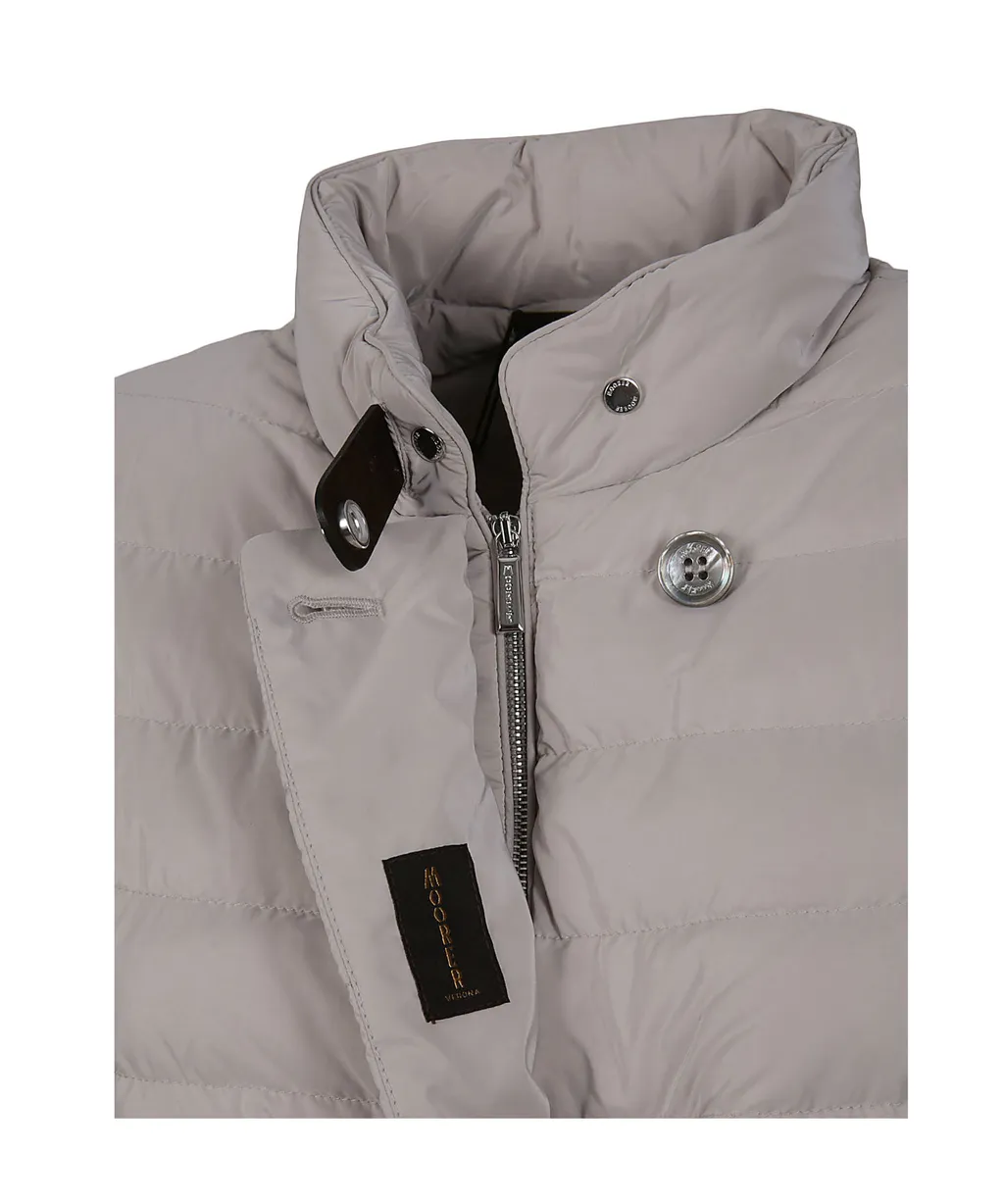 Moorer Clement Double-Breasted Short Down Jacket