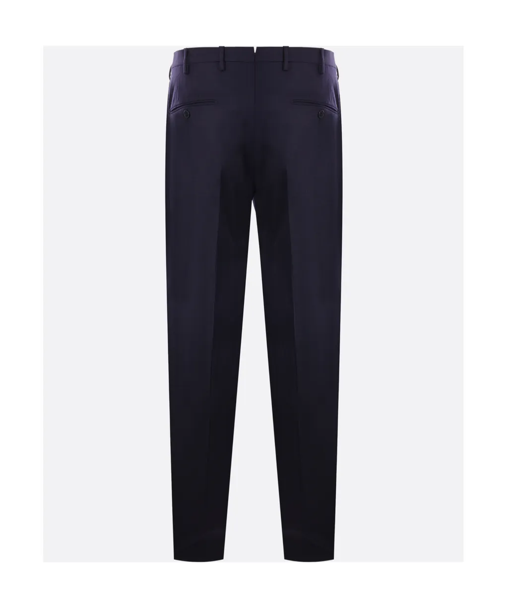 Virgin-Wool Tailored Trousers
