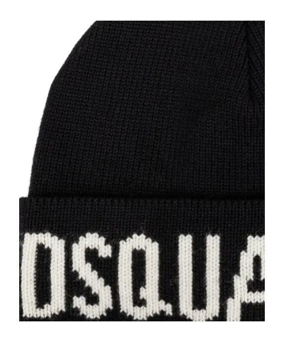 Dsquared 2 Logo-Intarsia Beanie