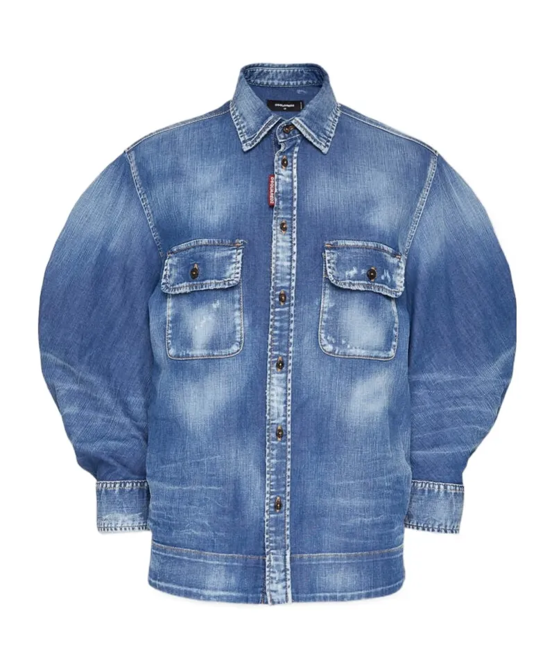 Dsquared2 Buttoned Denim Shirt