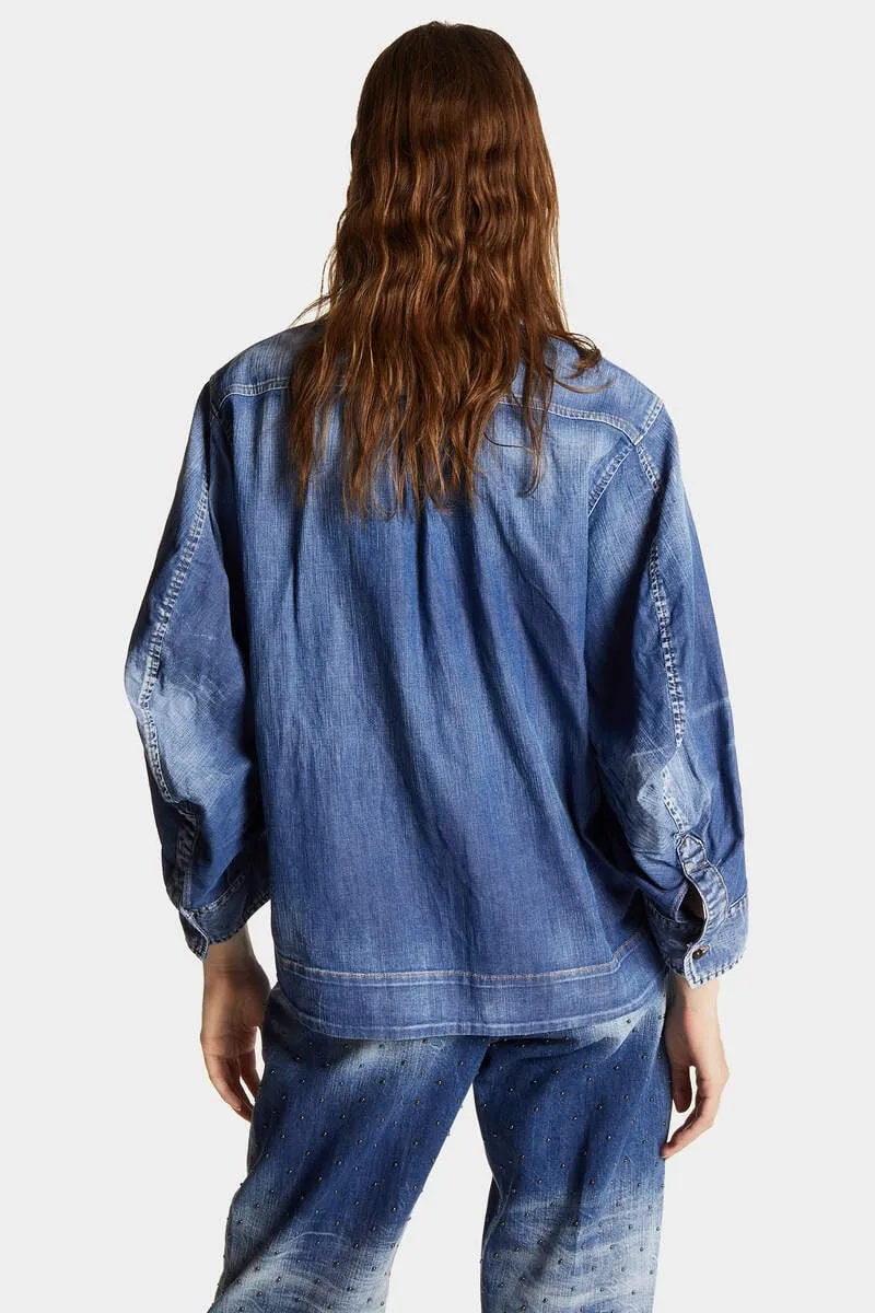 Dsquared2 Buttoned Denim Shirt