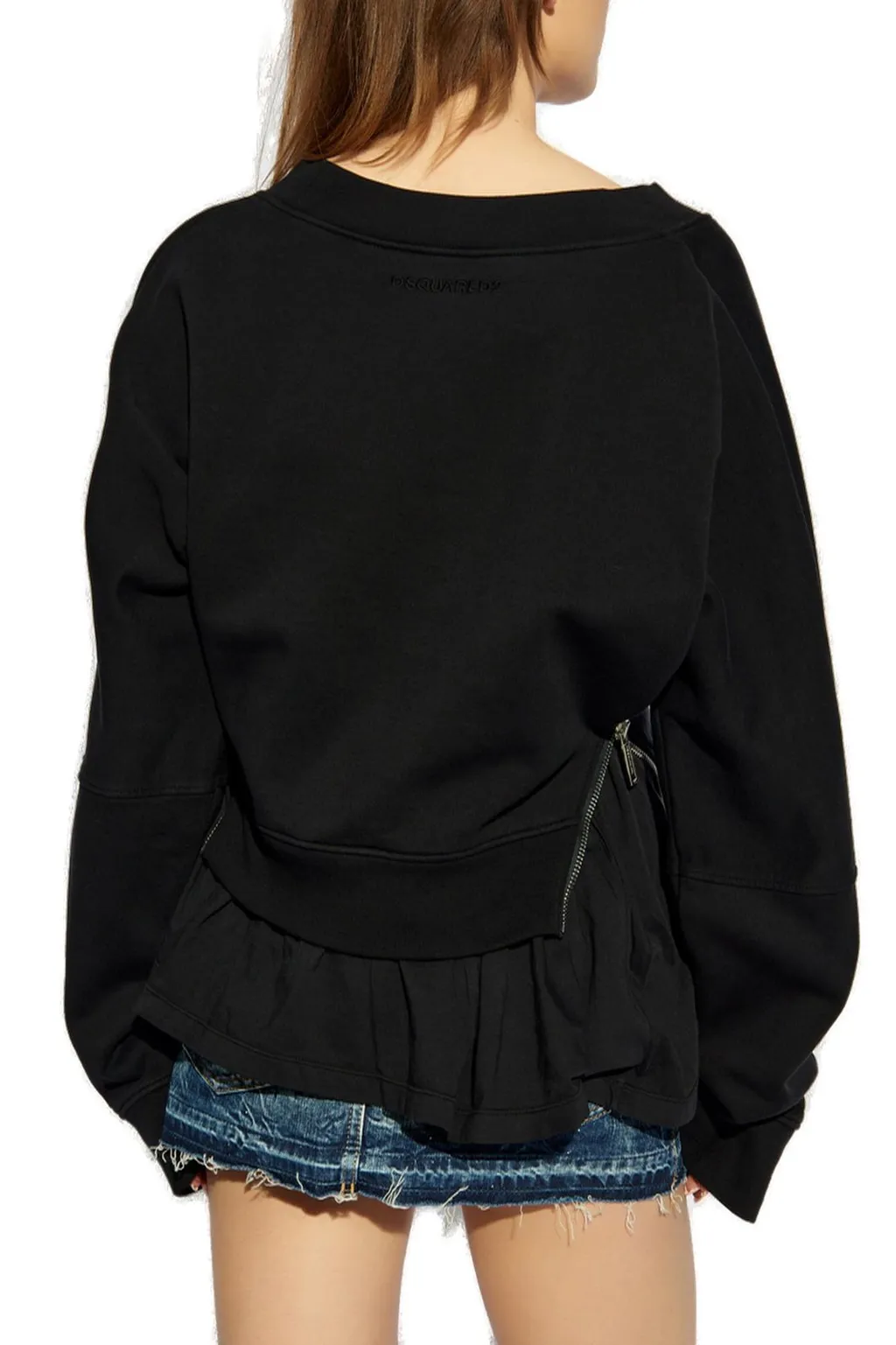 Dsquared2 Zip Detailed Sweatshirt
