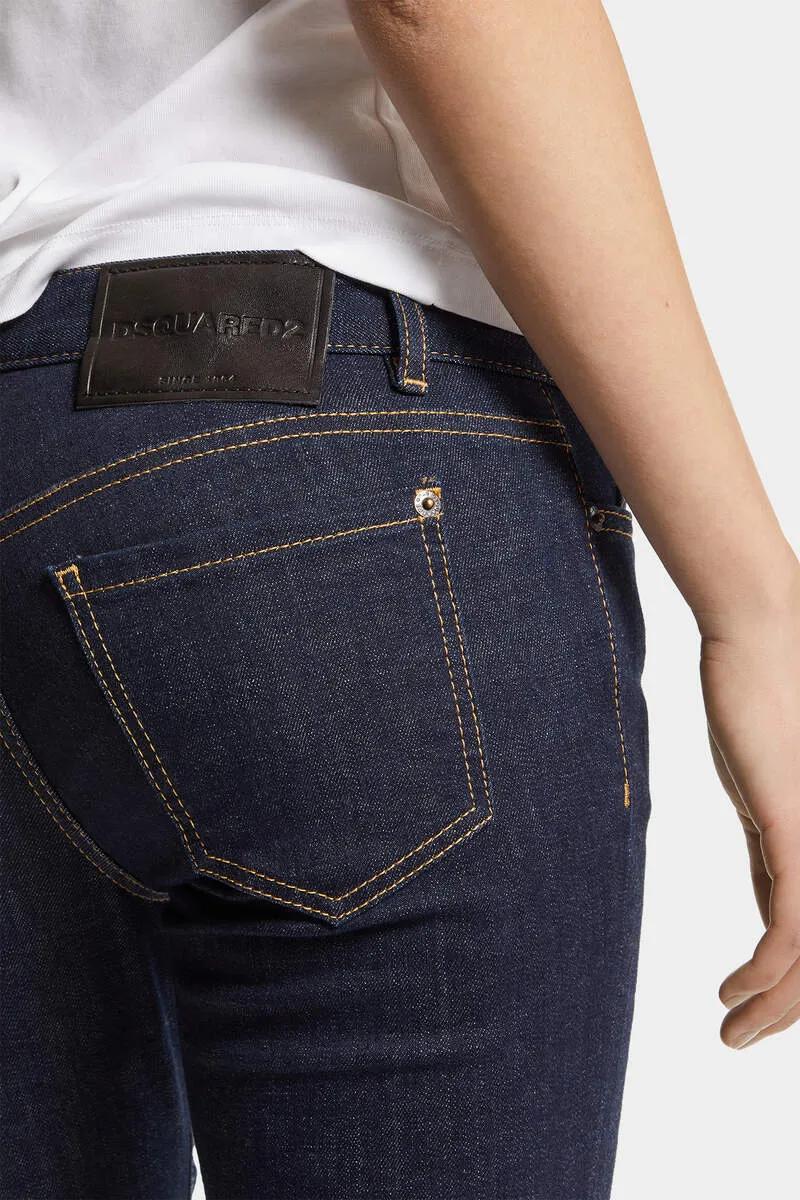 Dsquared2 Logo-Patch Jennifer Jeans