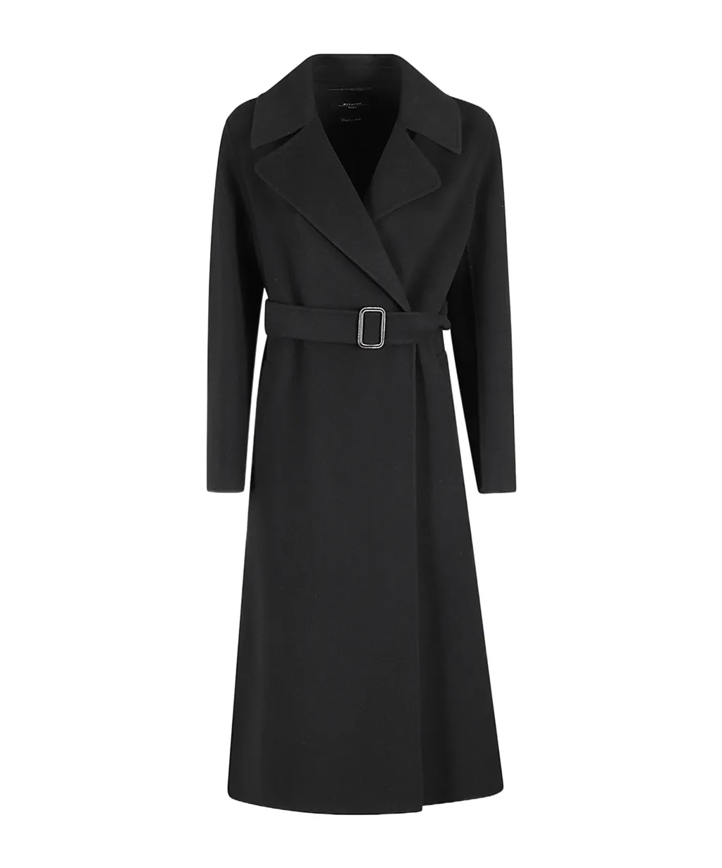 Weekend Max Mara Belted Long-Sleeved Coat