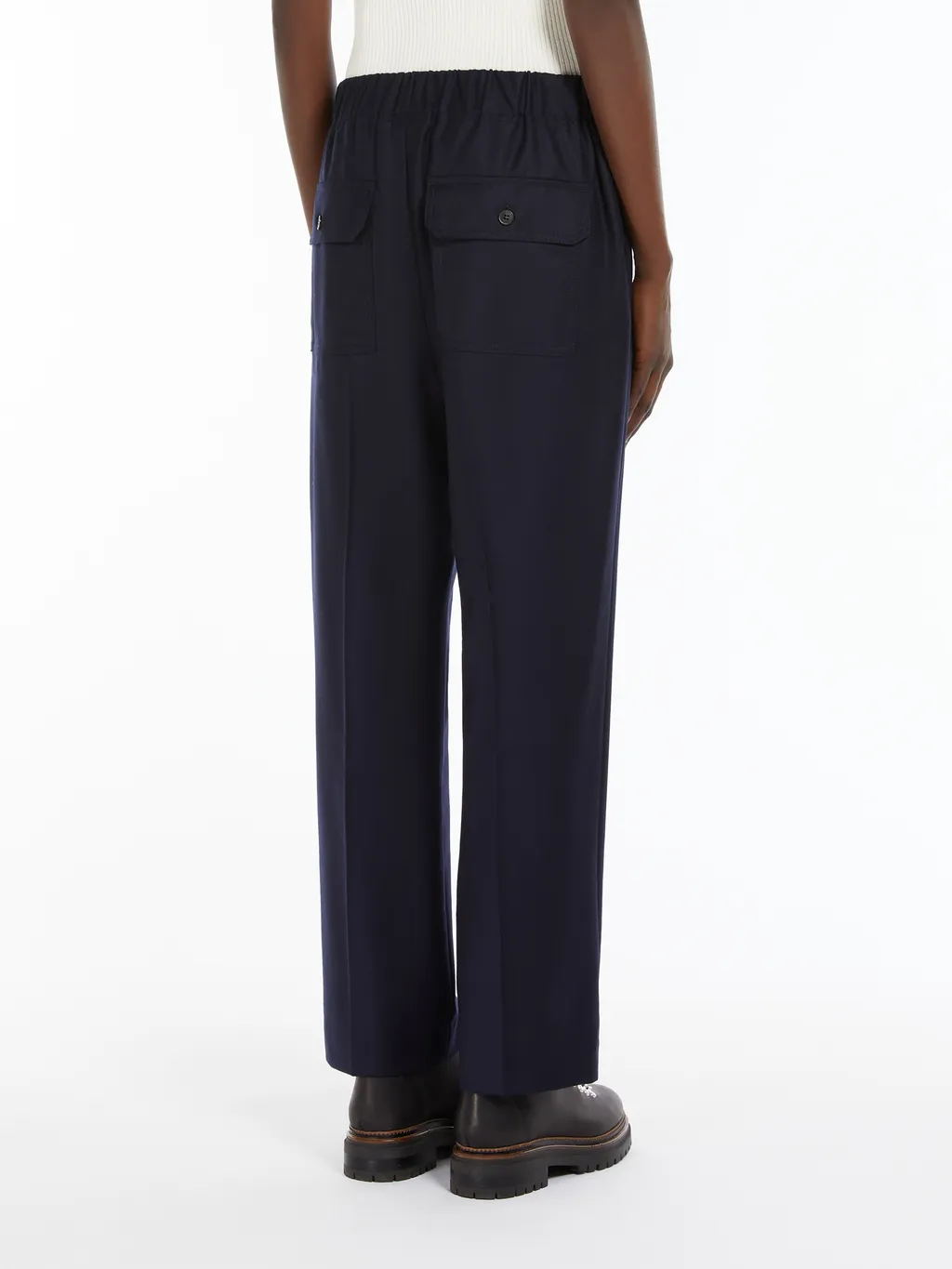Weekend Max Mara High Waist Straight Leg Trousers