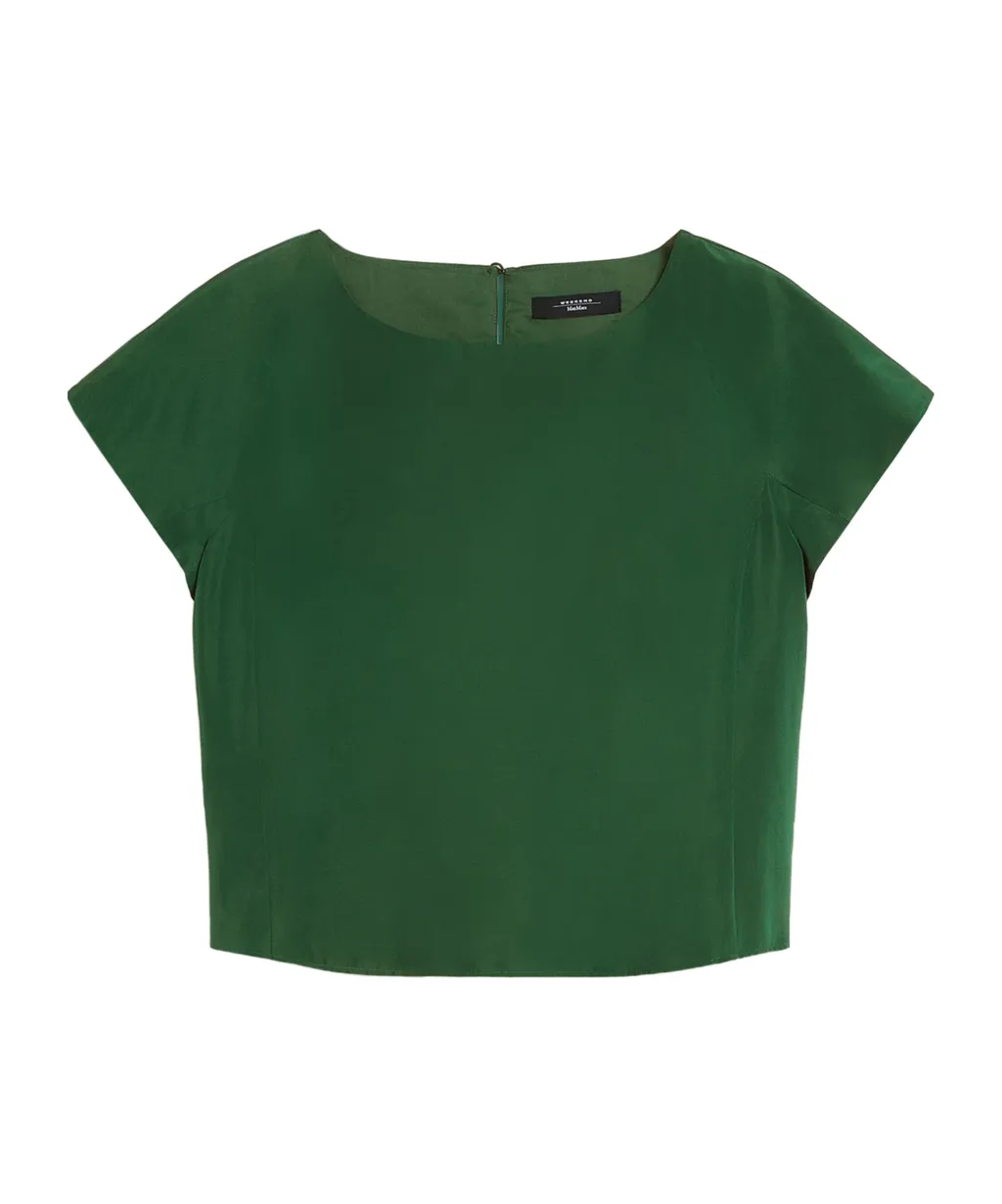 Open-Necked Black Shirt